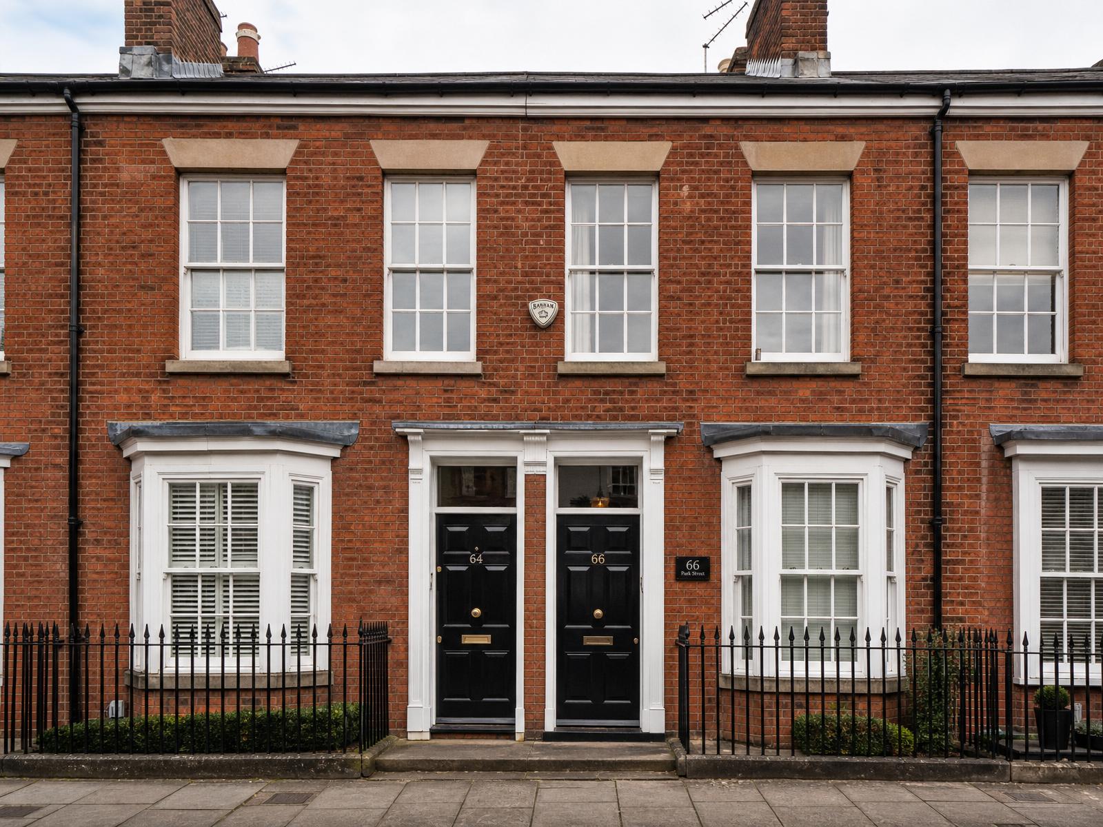 Elegant English period townhouse, example property from a Newbank Surveyors report